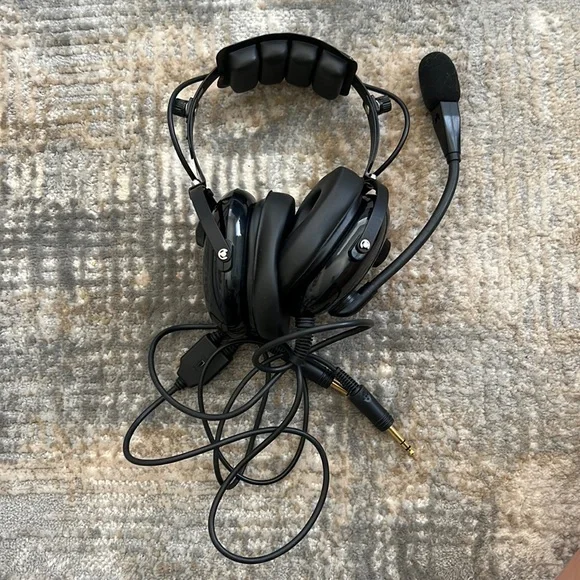 ASA, HS-1 Aviation Pilot Headset Dual Plug